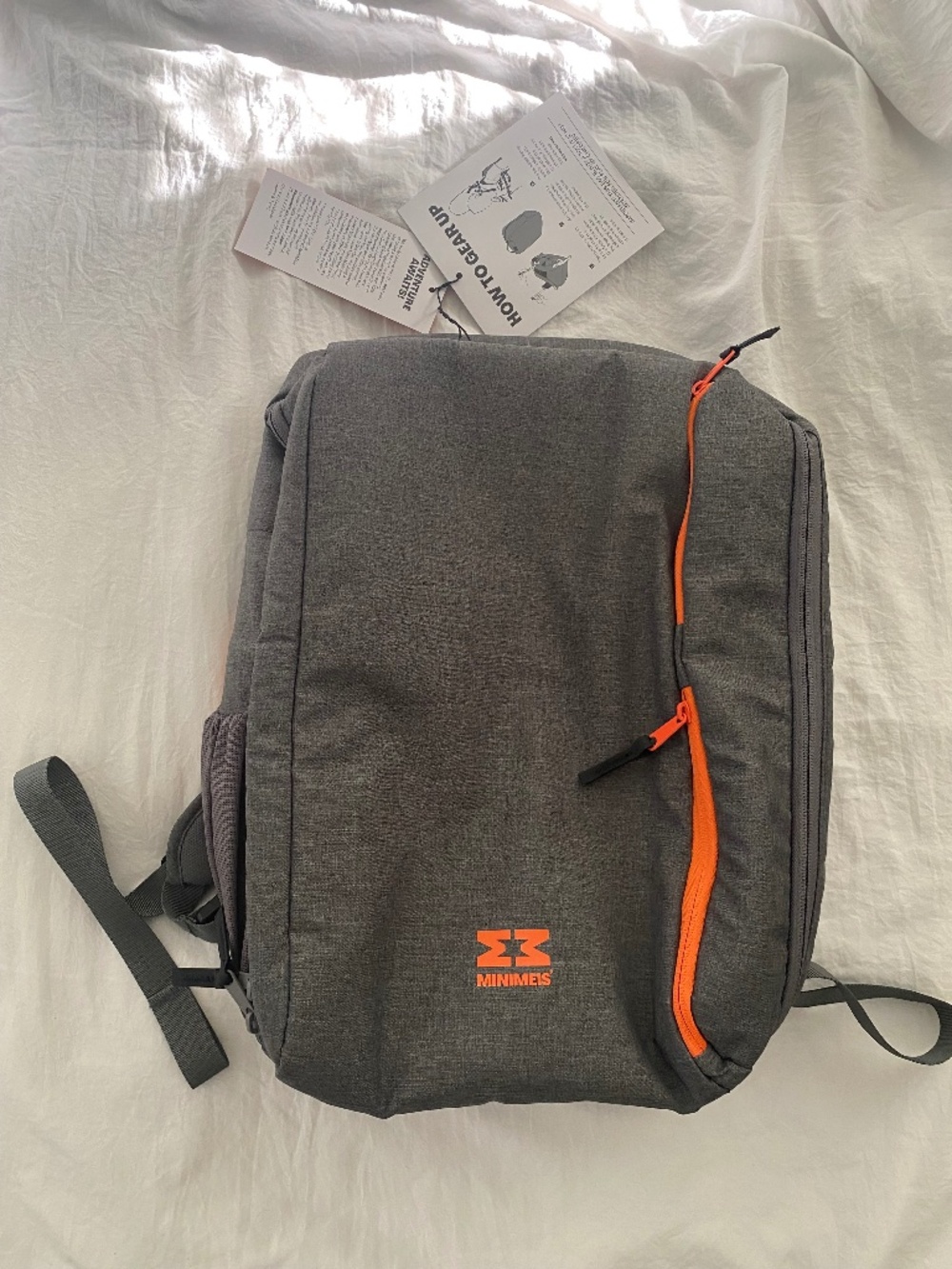MiniMeis G4 Backpack - Grey-Melange - 28L